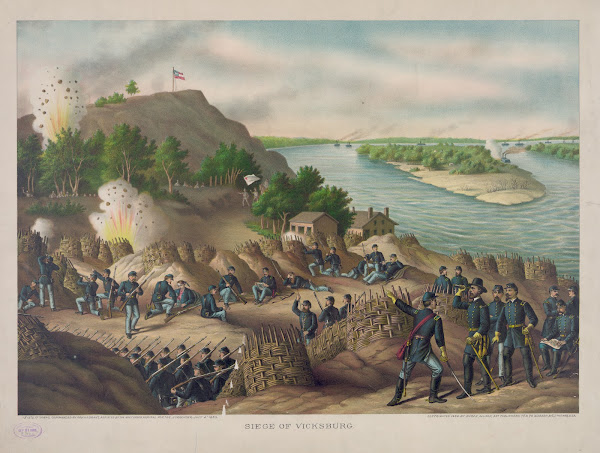 Siege of Vicksburg13 15  17 Corps Commanded by Gen US Grant 1888