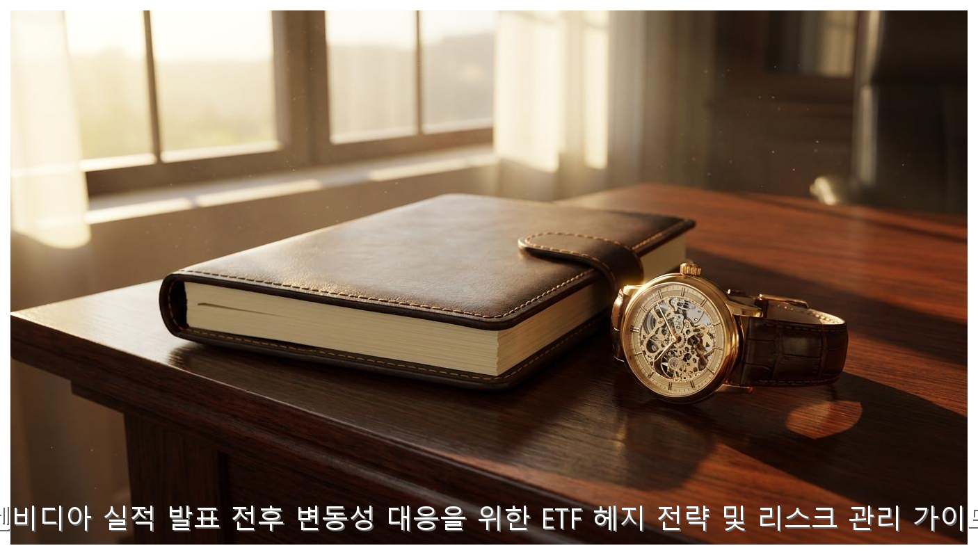 엔비디아 실적 발표 전후 변동성 대응을 위한 ETF 헤지 전략 및 리스크 관리 가이드 핵심 안내 및 분석 인포그래픽 (6)