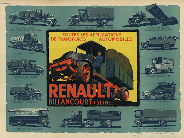 Renault Billancourt Toutes les applications de transports automobiles 1921
