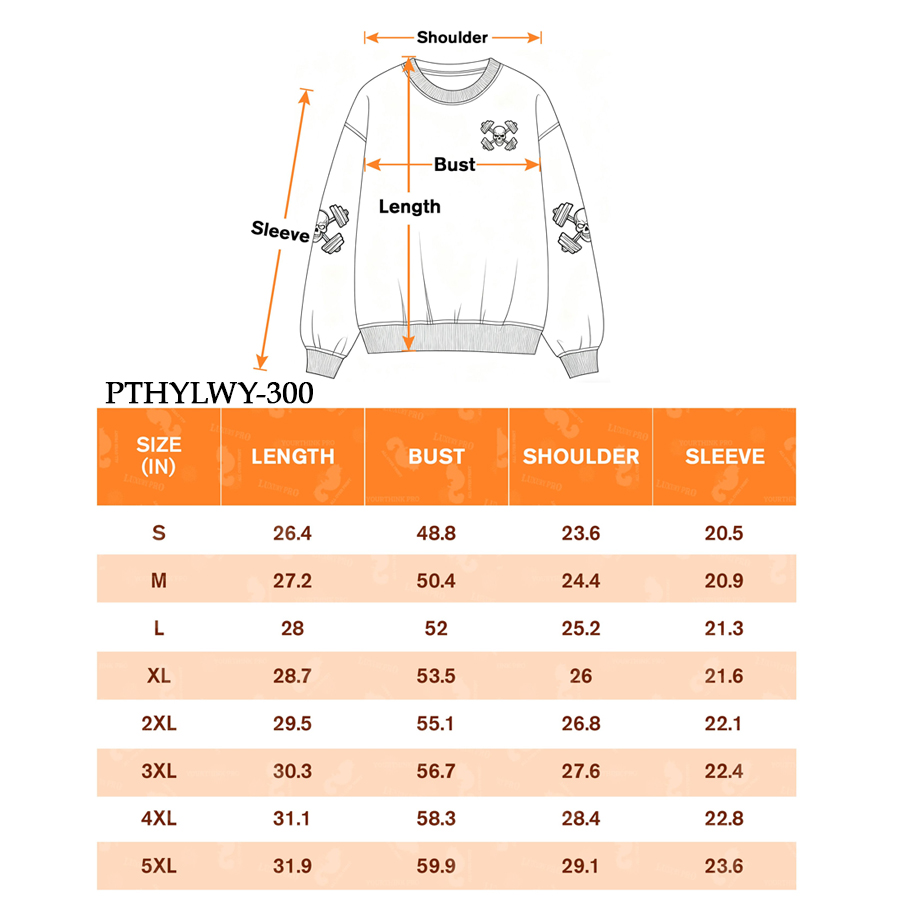 AOP PTH Round Neck Sweatshirt 300g