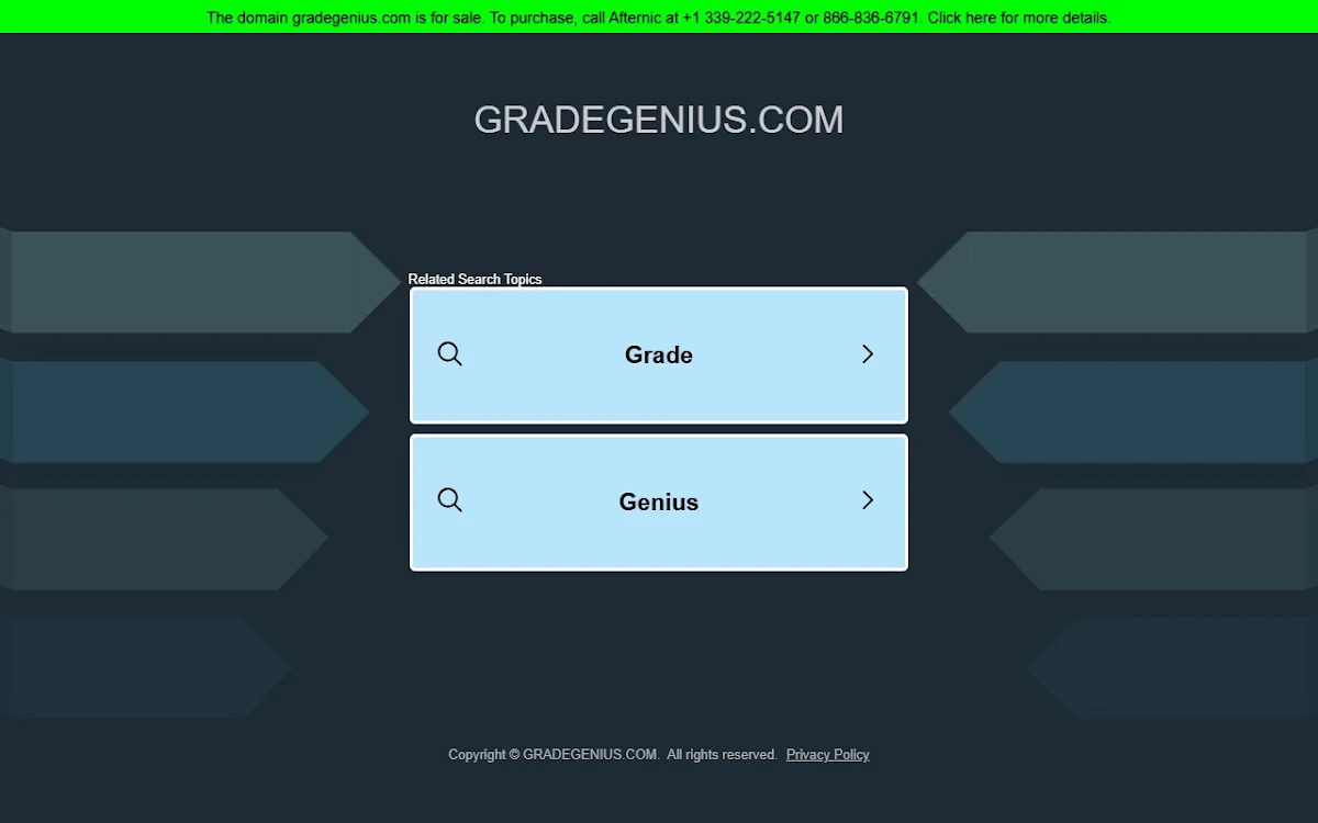 Captura de GradeGenius