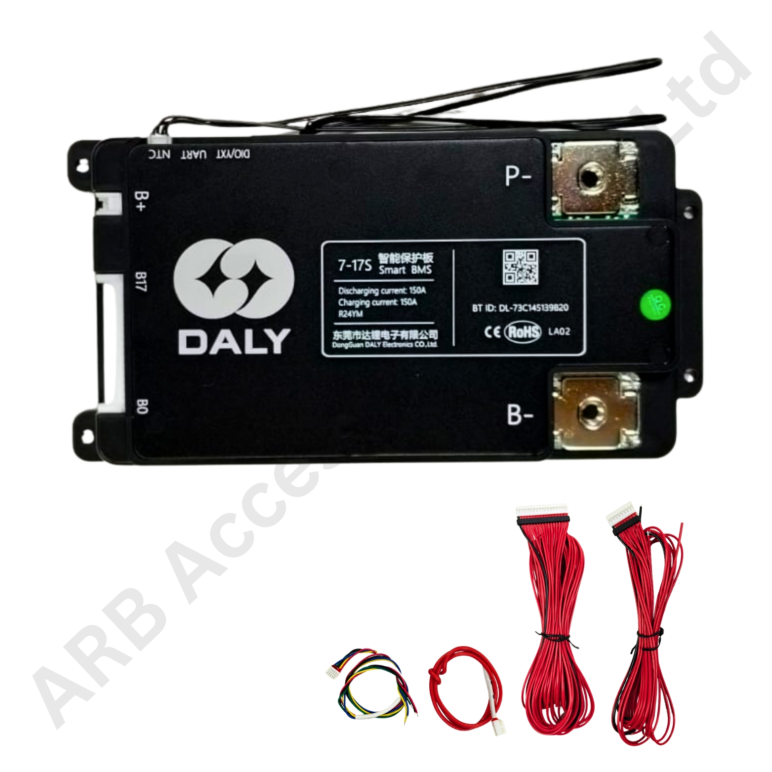 DALY BLACK SMART BMS 7-17S 150A (10da6)