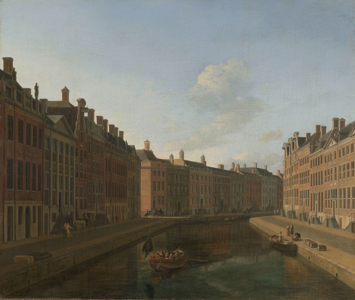 Gezicht op de Gouden Bocht in de Herengracht vanuit het oosten 1685