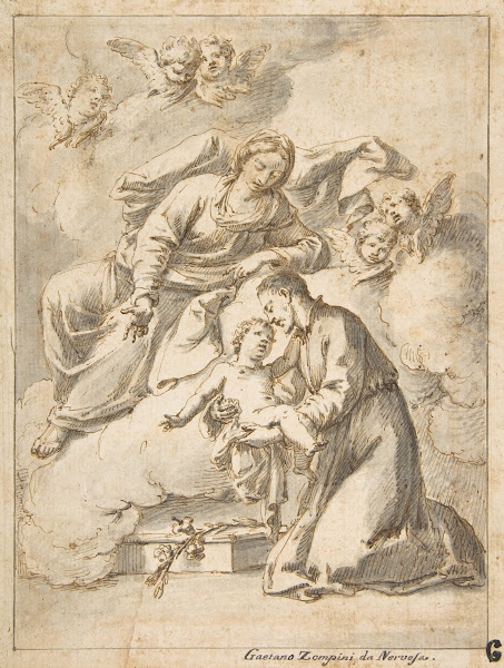Saint Cajetan of Thiene Holding the Infant Jesus 173040