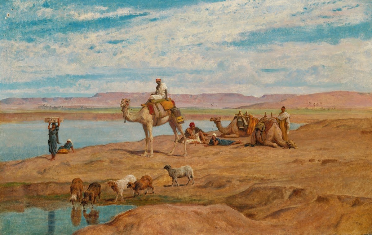 Waiting For The Dahabeyah On The Banks Of The Nile 1893