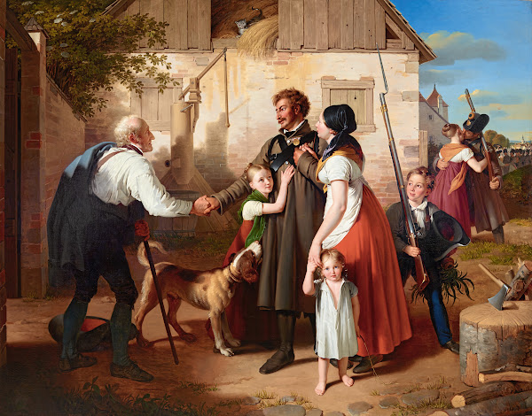Die Heimkehr des Landwehrmannes 1820