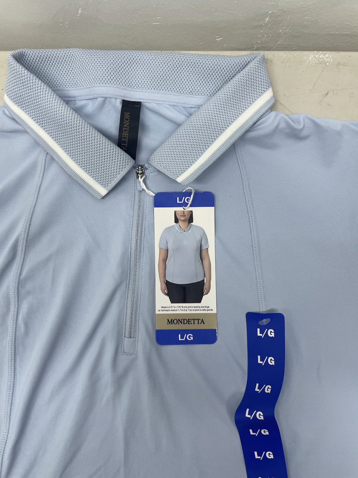 Mondetta W Polo Shirt Active Blue L #2079