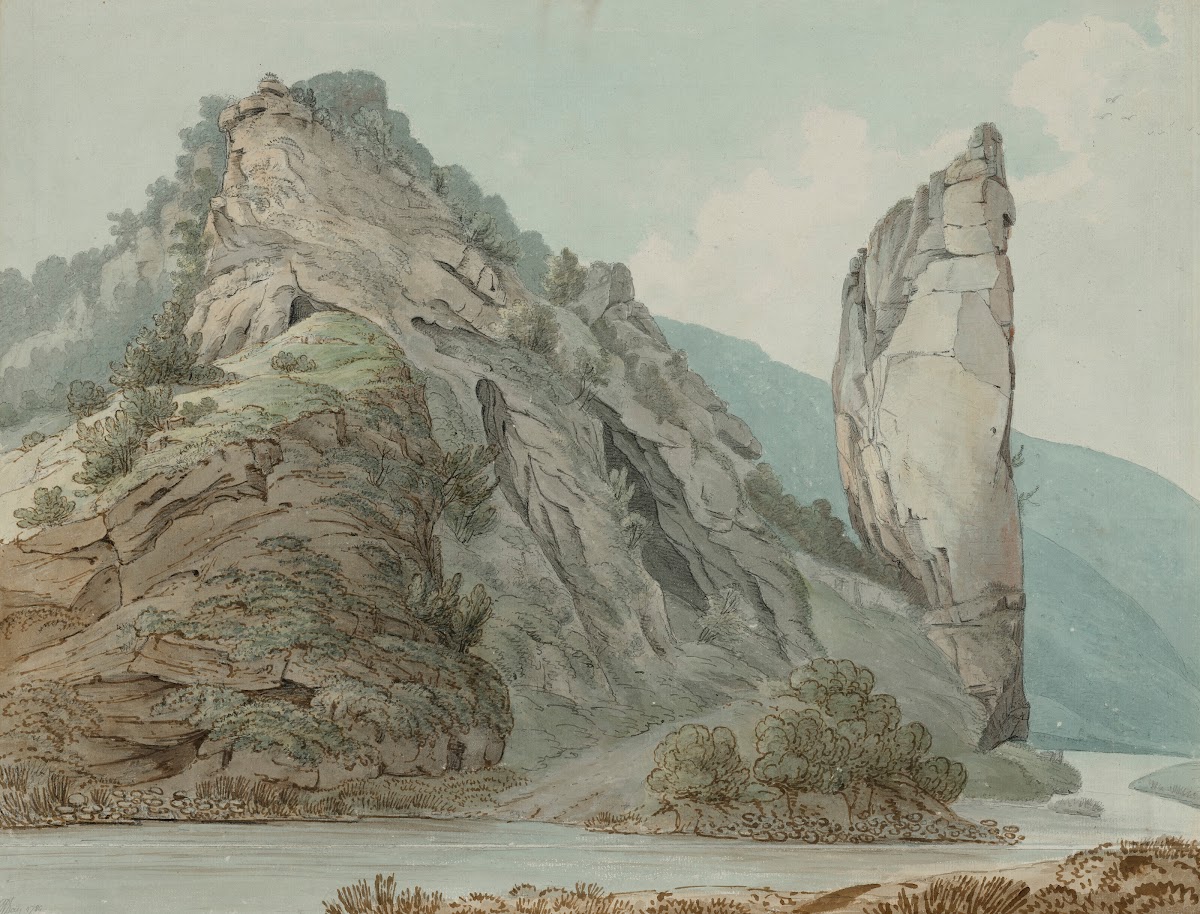 Ilam Rock Dovedale 1789
