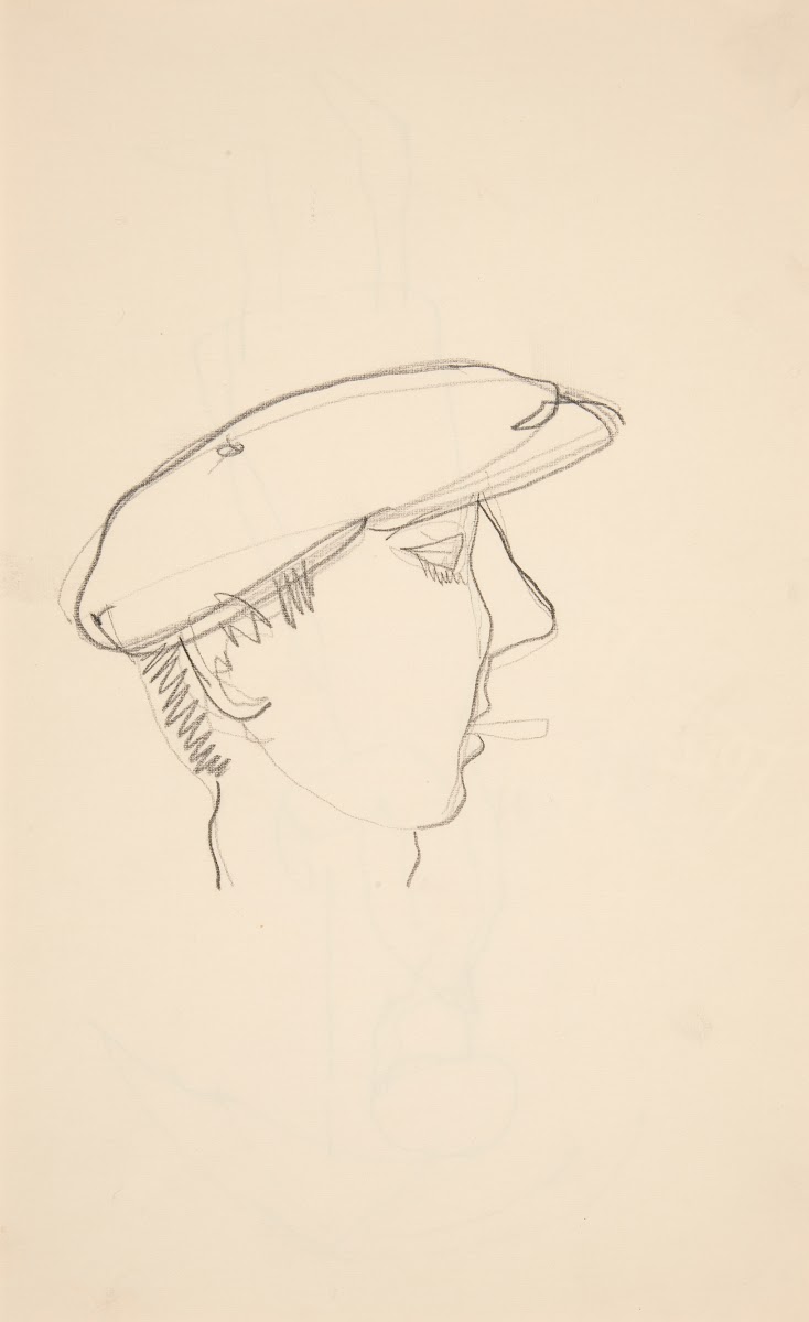 Head of Man Smoking early 20thcentury