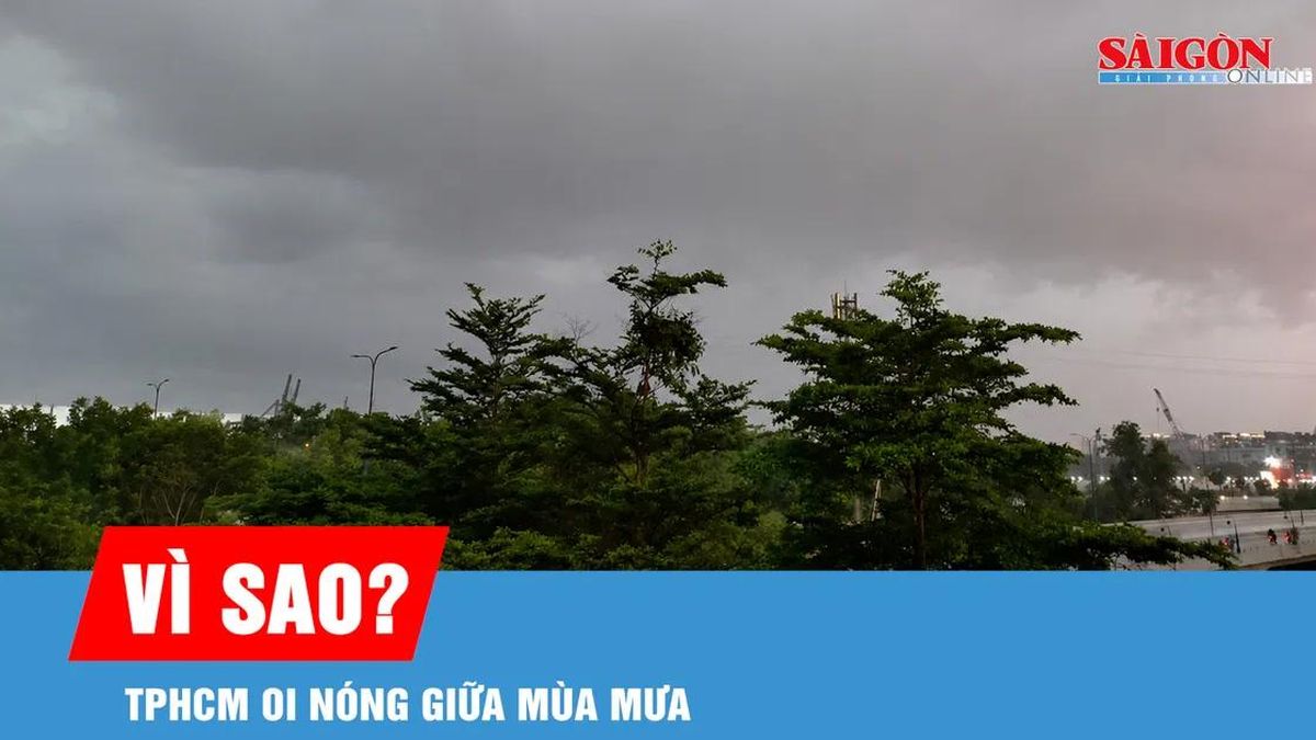 Vì sao TPHCM oi nóng giữa mùa mưa? - Báo Sài Gòn Giải Phóng