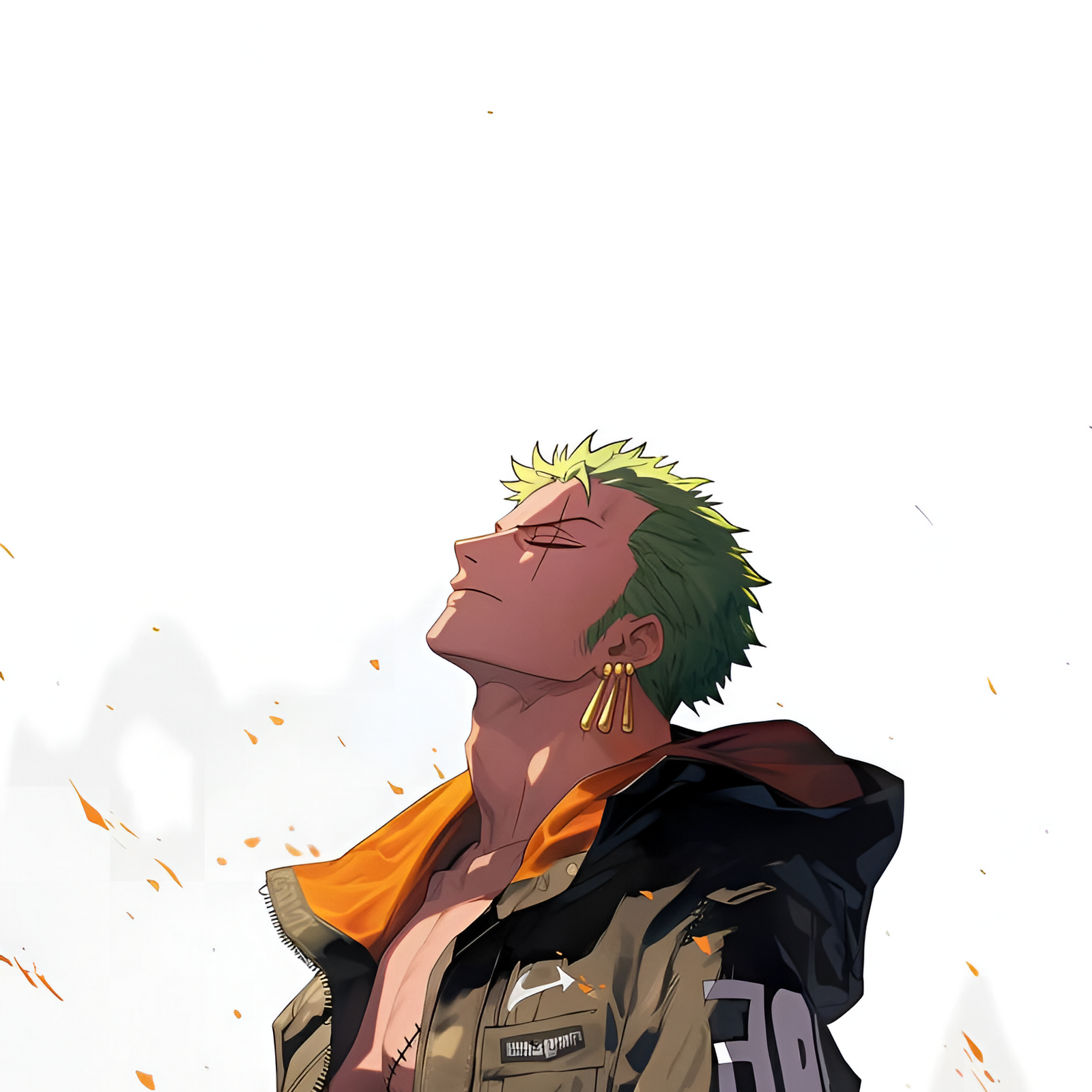 Download Roronoa Zoro, One Piece, Anime, Swordsman 2K iPhone