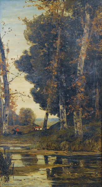 Scène de chasse à courre 1866