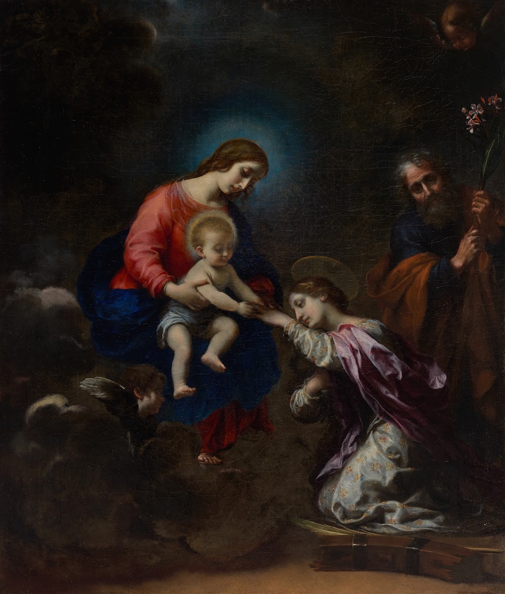 The Mystic Marriage of Saint Catherine ofAlexandria ca1656