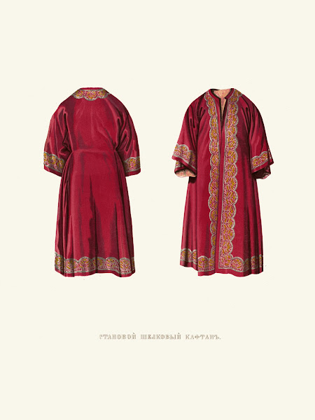 Stanovoi shelkovyi kaftan izobrazhenie 1 1849   1853