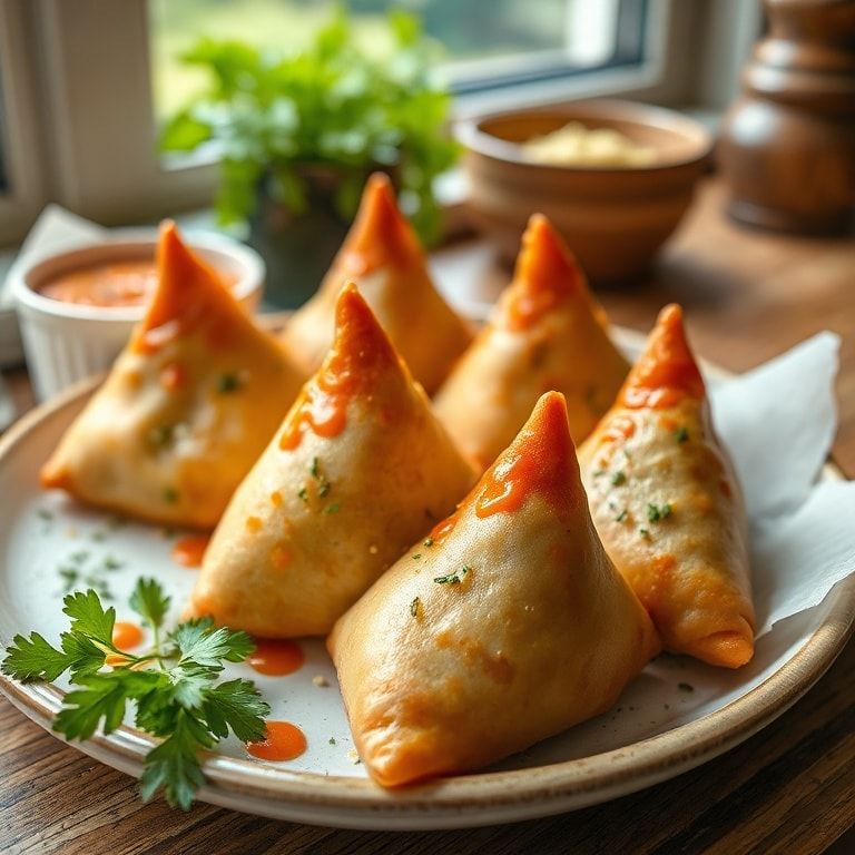 Delicious Spiced Meat Sambusas for Easy Entertaining: Crispy and Flavorful Appetizers