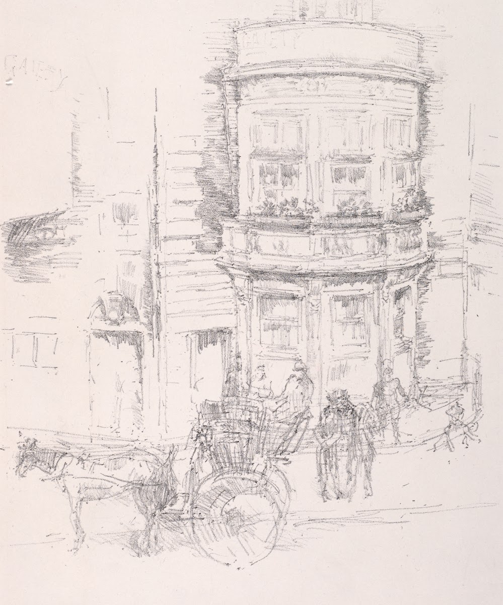 Back of The Gaiety Theatre 1895