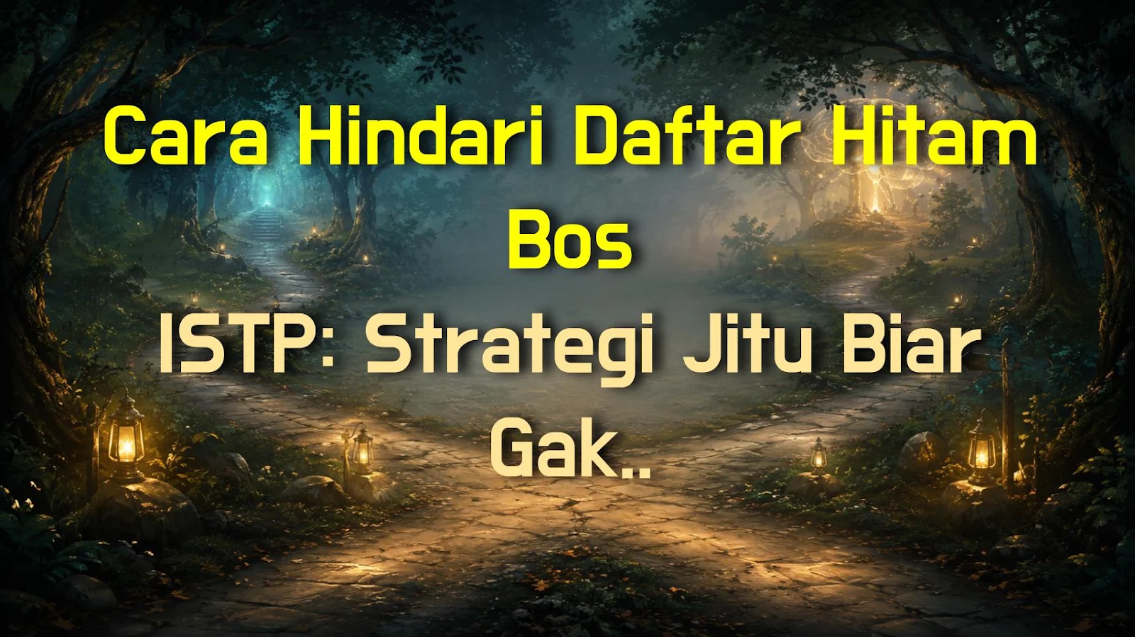 Cara Hindari Daftar Hitam Bos ISTP: Strategi Jitu Biar Gak Dianggap Penjilat