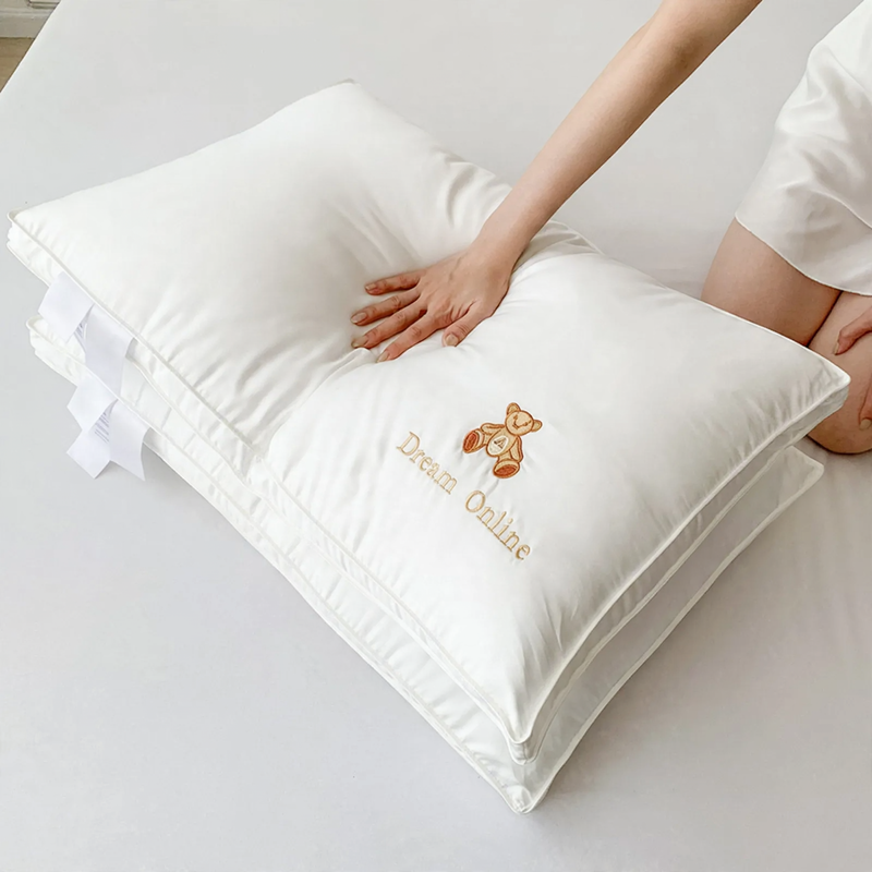 Pillow with soybean fiber filling, rectangular
