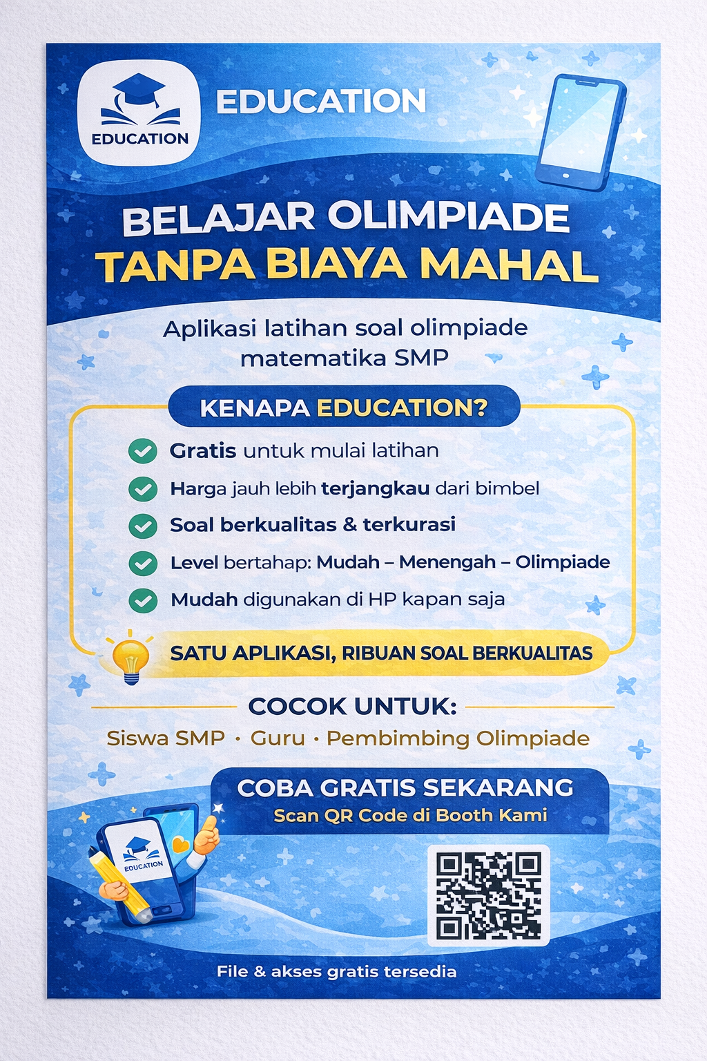 Belajar Olimpiade Tanpa Biaya Mahal