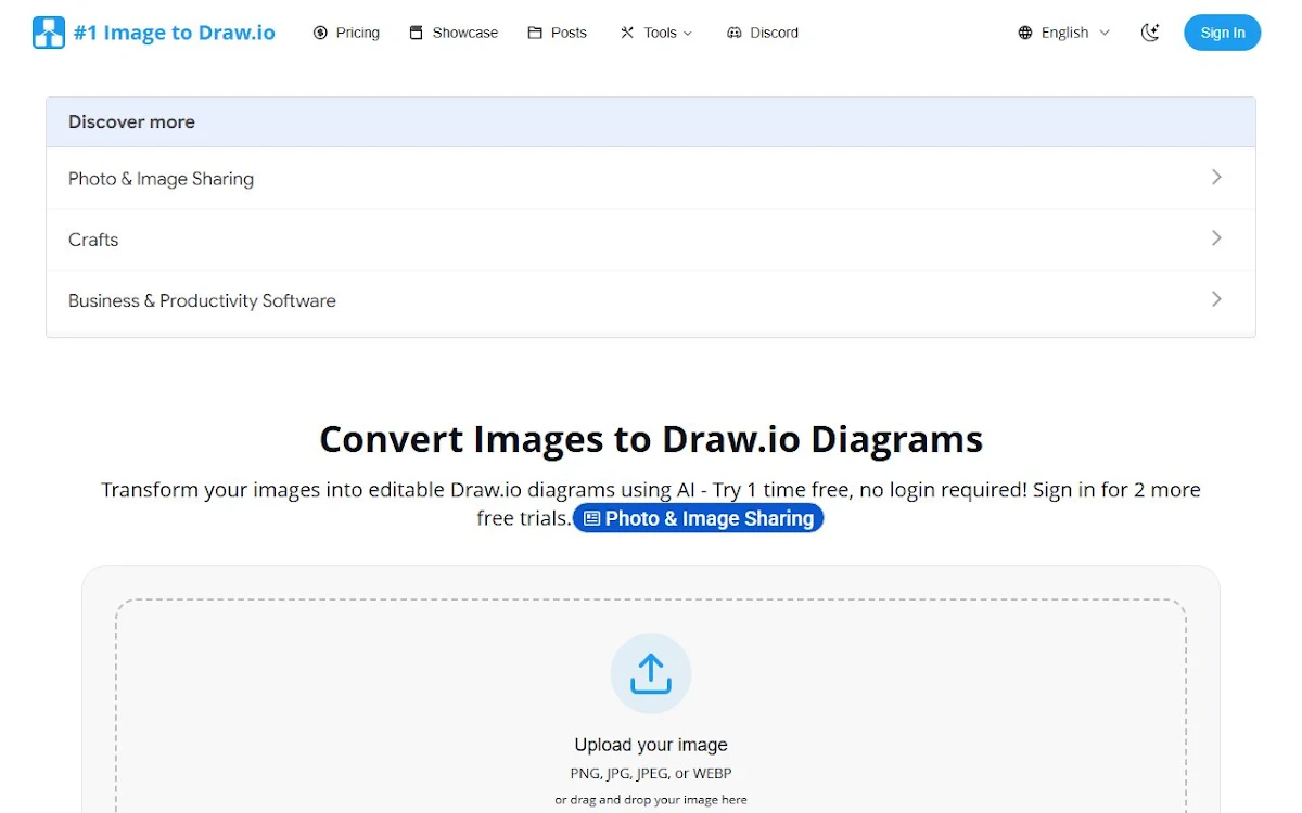 Captura de Image to Drawio