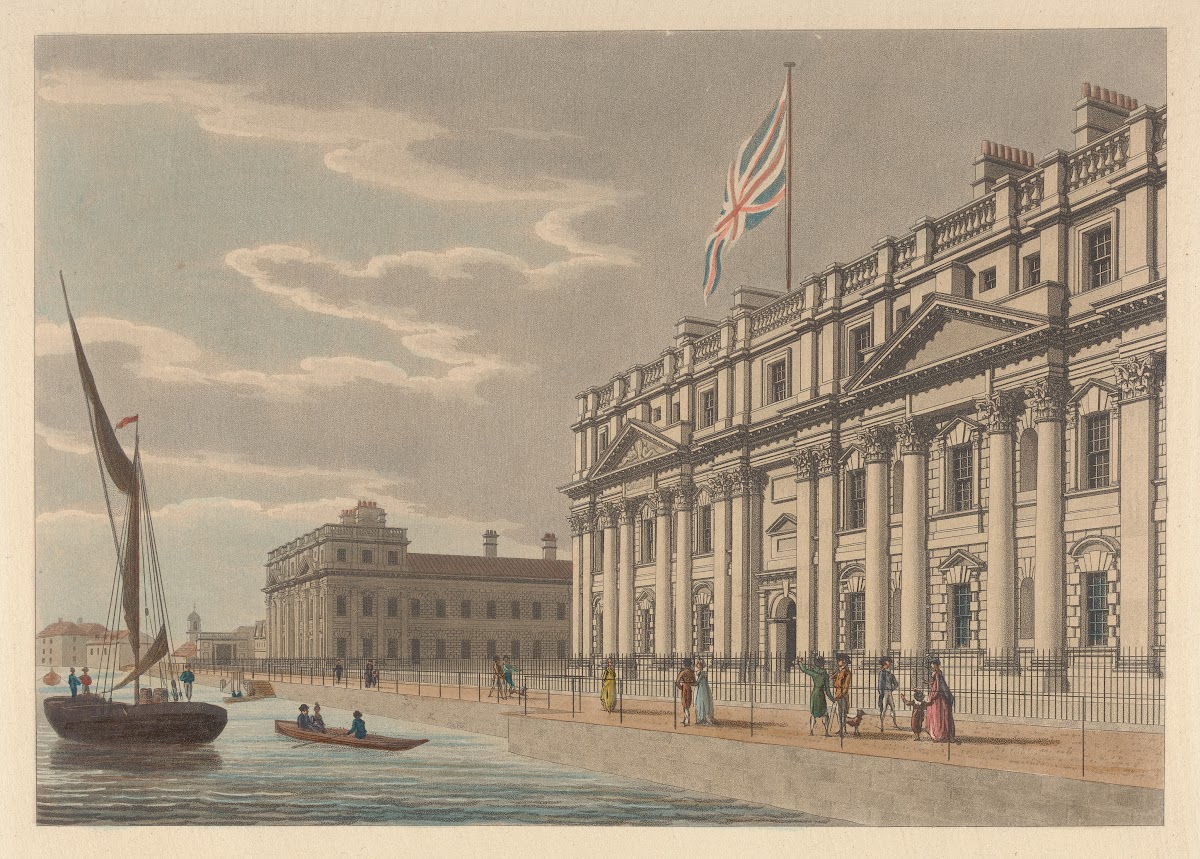 North Front of Greenwich Hospital 1799
