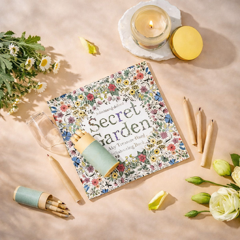 The Ultimate Calm Ritual Set — product image 2 showing Self-care gift set designed for relaxation, stress relief, and calm living with blanket, sleep mask, candle, and journal