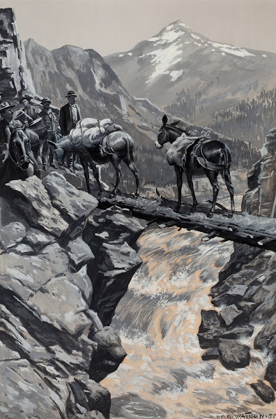 Crossing the Rushing Stream 1897