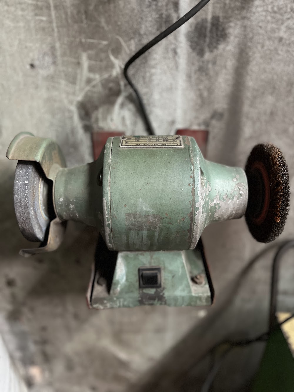 Amoladora de banco doble piedra