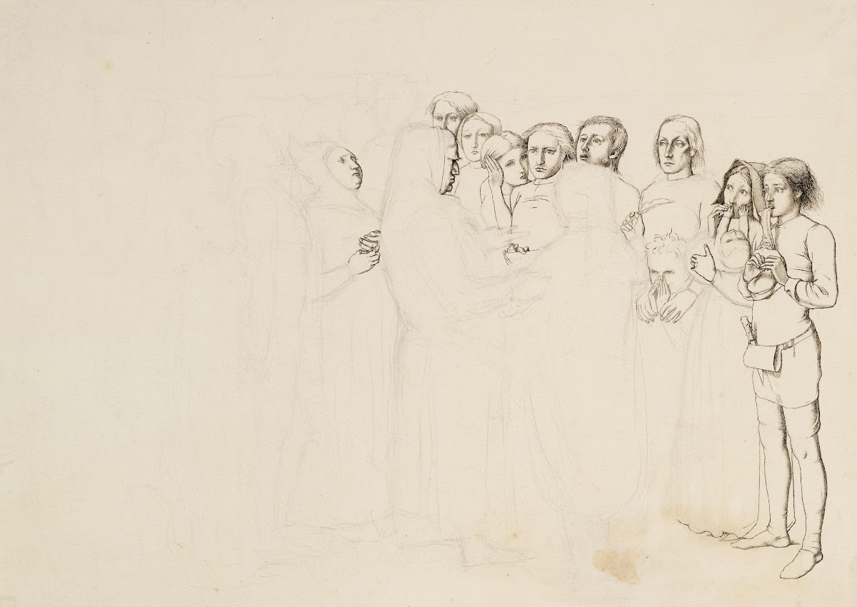 Study for A Baron Numbering his Vassals 1850