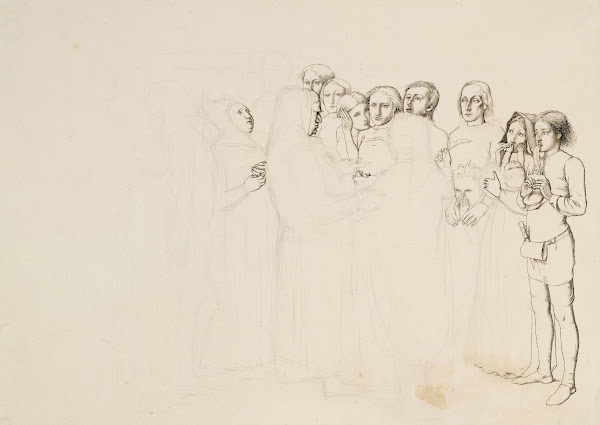 Study for A Baron Numbering his Vassals 1850