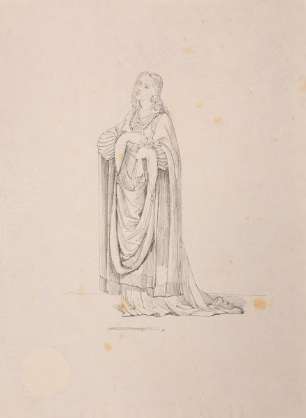 Jeune femme en costume XVe s