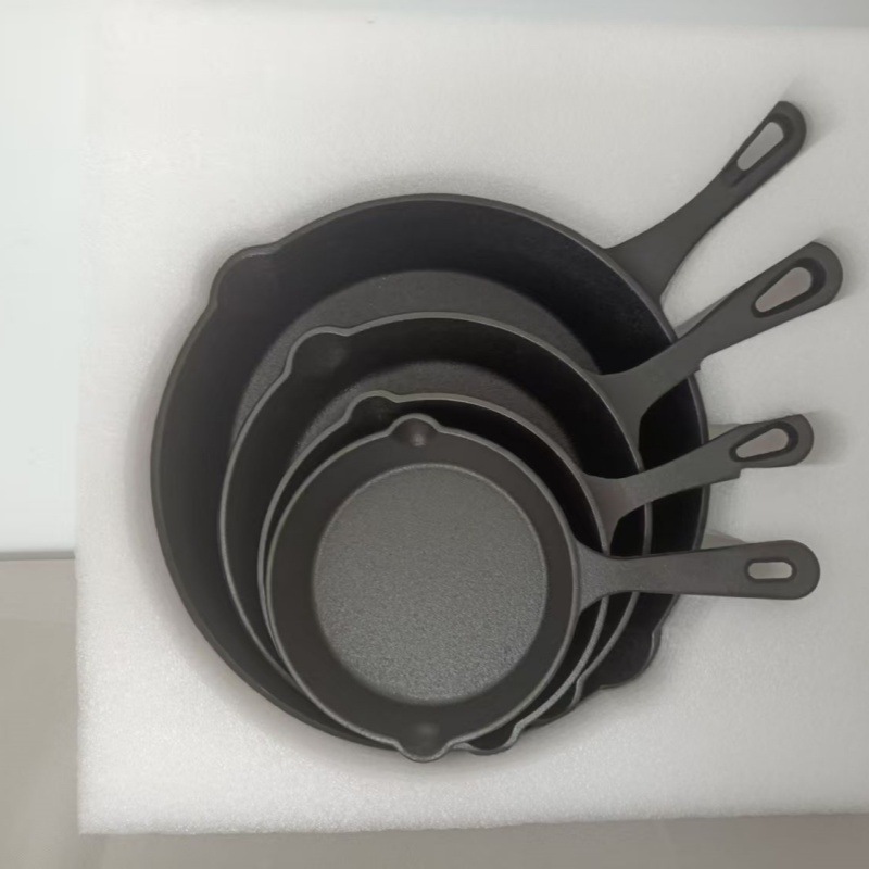 Gusseiserner Topf-Set, 3 oder 4 Teile, 14–26 cm
