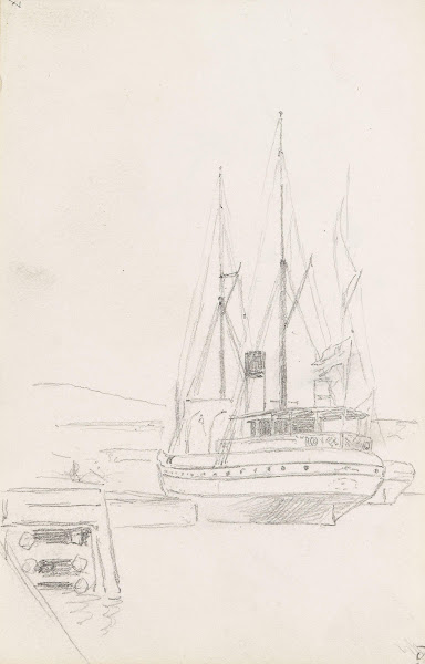 Steamship in port Between 1878 and 1880