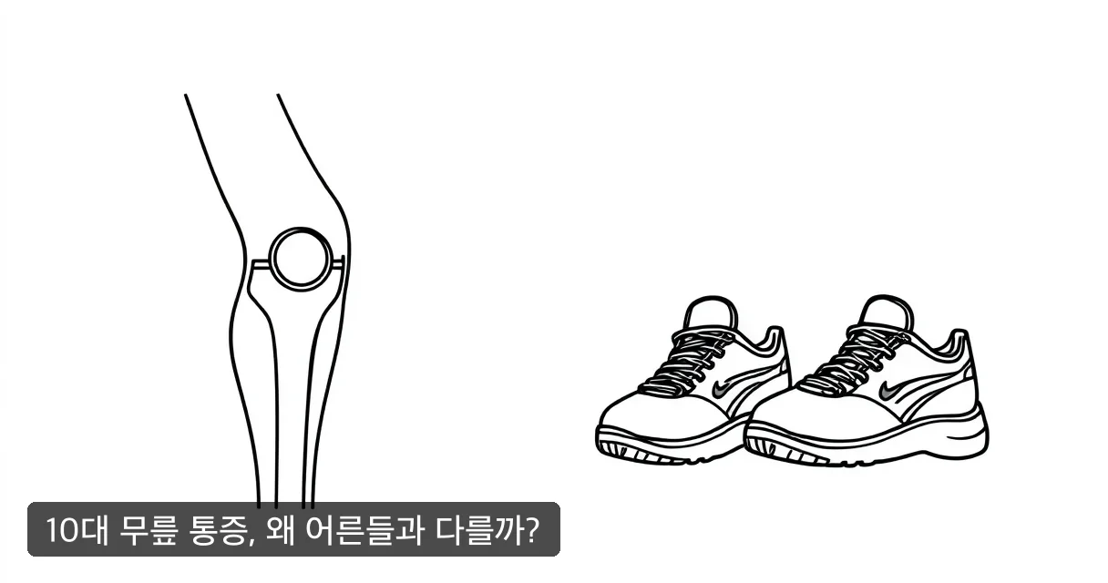 10대 무릎 통증, 왜 어른들과 다를까?