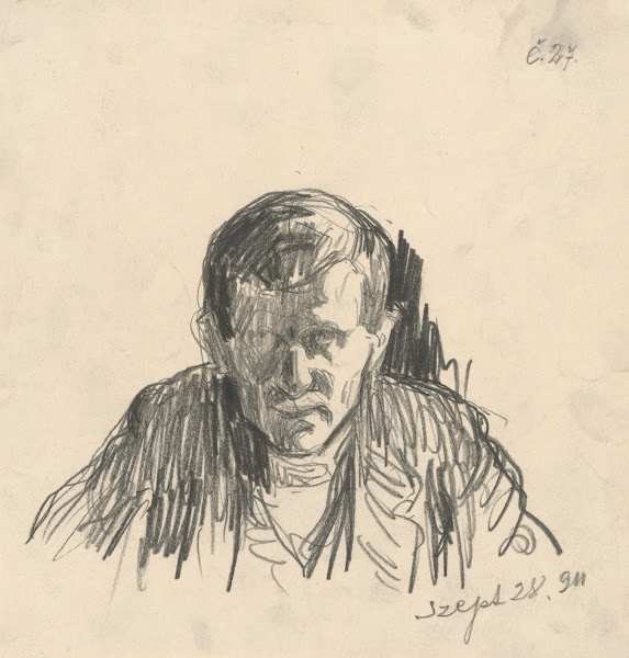 Study of Male Head 1911