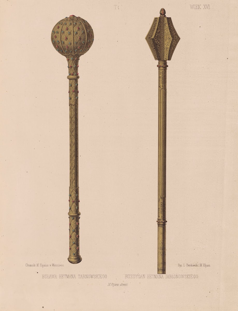 Mace of Hetman Tarnowski and Buzdygan Mace of Hetman Jabłonowski 1860   1869