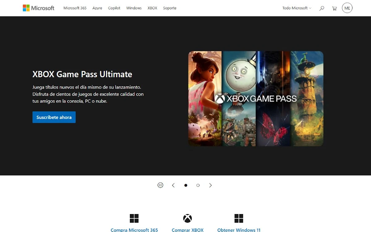 Captura de Microsoft Designer
