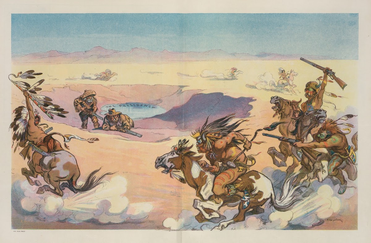 The fight for the water hole 1912