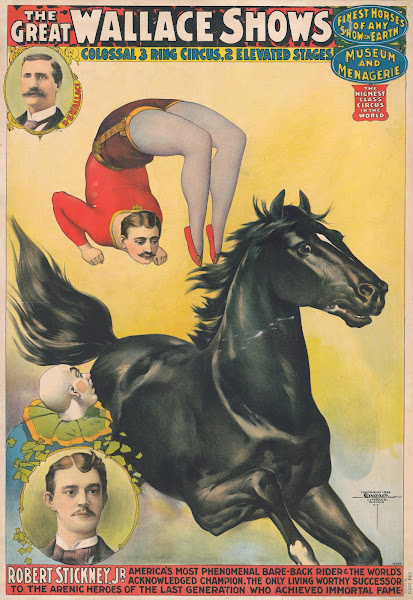 The great Wallace shows colossal 3 ring circus 2 elevated stages 1898