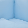 Bedding set for a baby crib 6 el Twins Beau blue