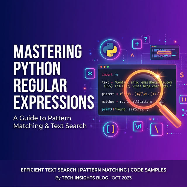 Regular Expressions Trong Python: Xử Lý Chuỗi Và Trích Xuất Dữ Liệu Mạnh Mẽ