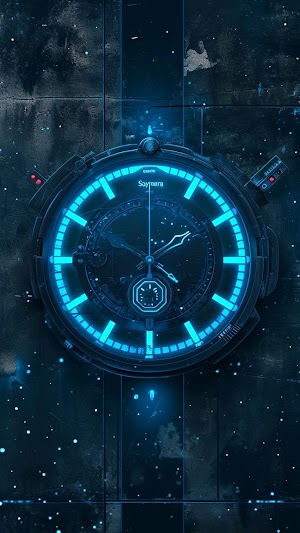 Neon Clock Picture