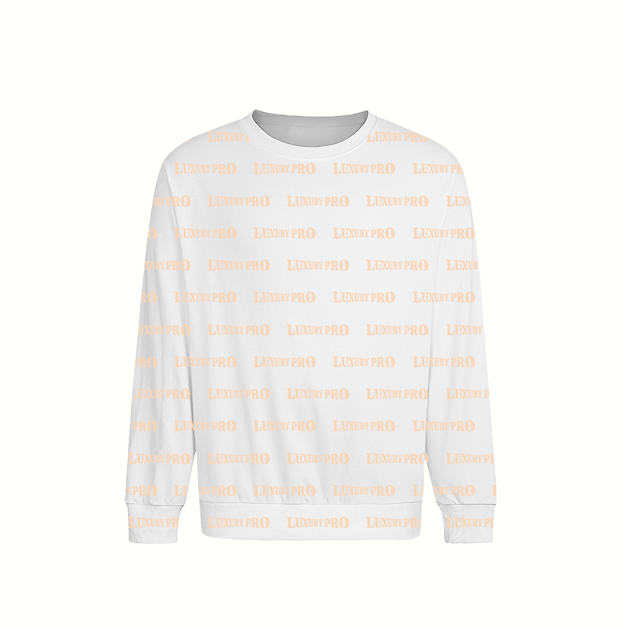 AOP All Over Print Fleece Crewneck Sweatshirt