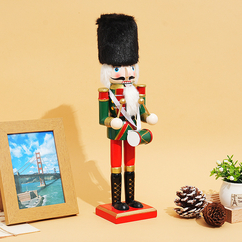 Nussknacker-Figur aus Holz, 30 cm, Weihnachtsdekoration