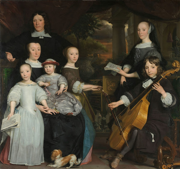 David Leeuw with his Family 1671