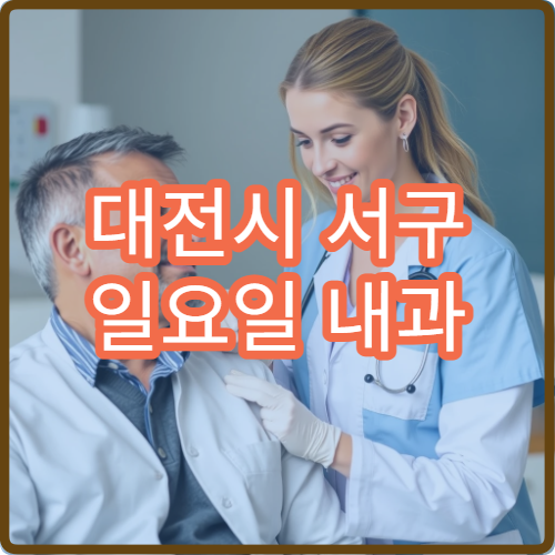 대전시 서구 일요일 내과 진료 병원 주말 내과 진료 정보
