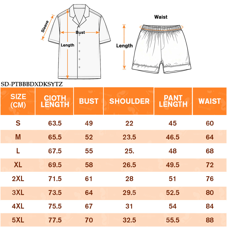 AOP PTB Satin short sleeve & shorts pajama set with piping