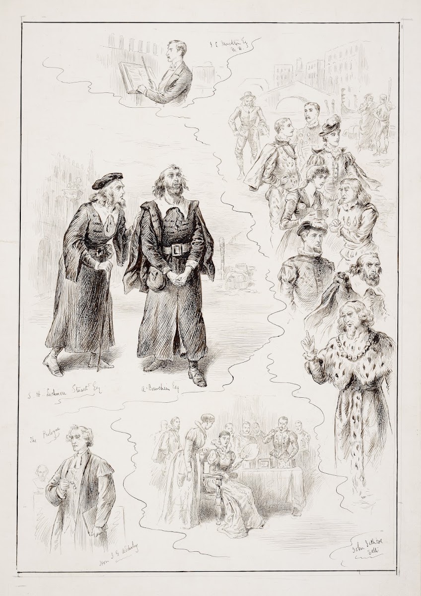 Merchant of Venice Mr Arthur Bourchier as Shylock Oxford University Philothespia