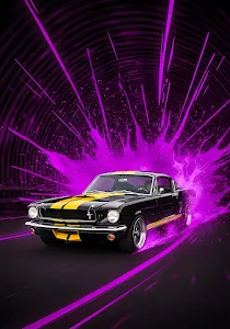 Powerful Ocean Wave Cresting Against a Deep Blue Horizon