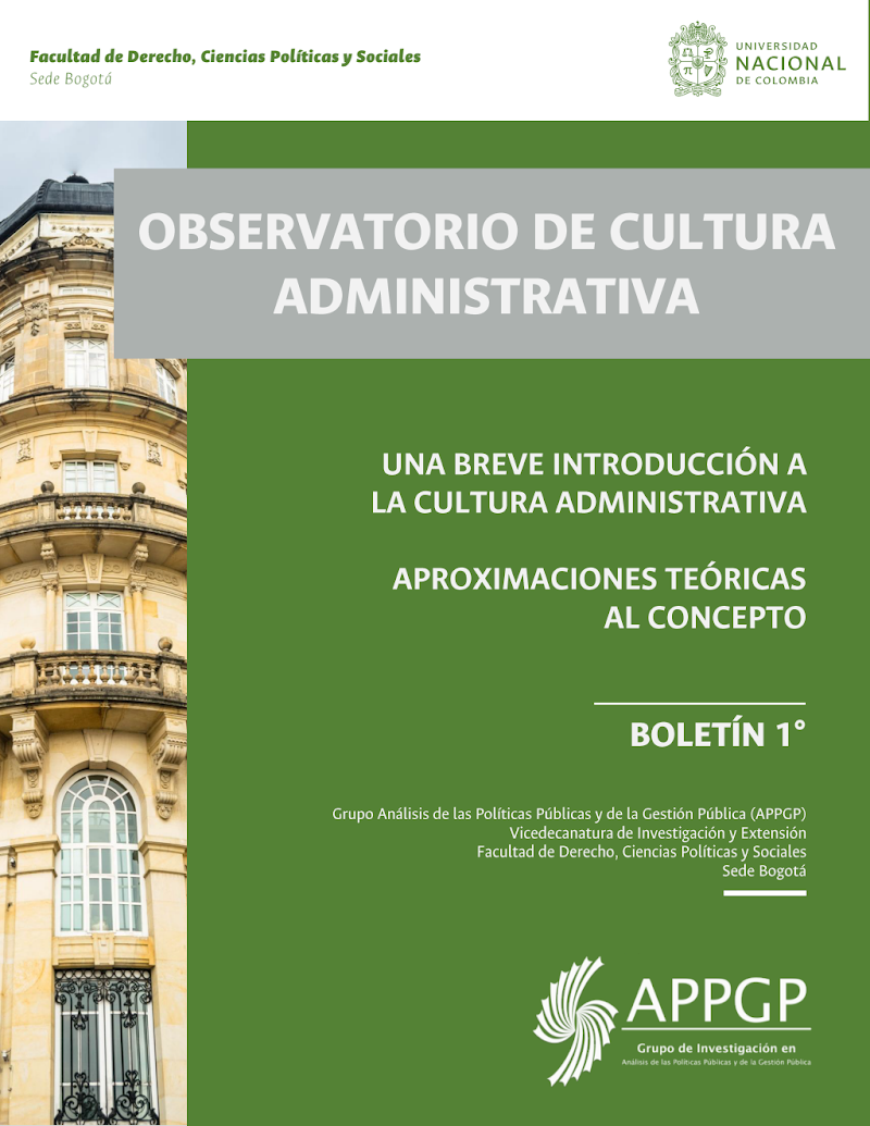 Boletín OCA 1: Introducción a la Cultura Administrativa